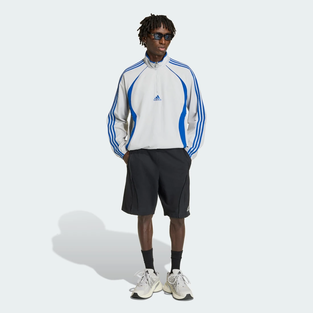 아디다스 팀가이스트 하프 지퍼 스웨트셔츠 KE2763