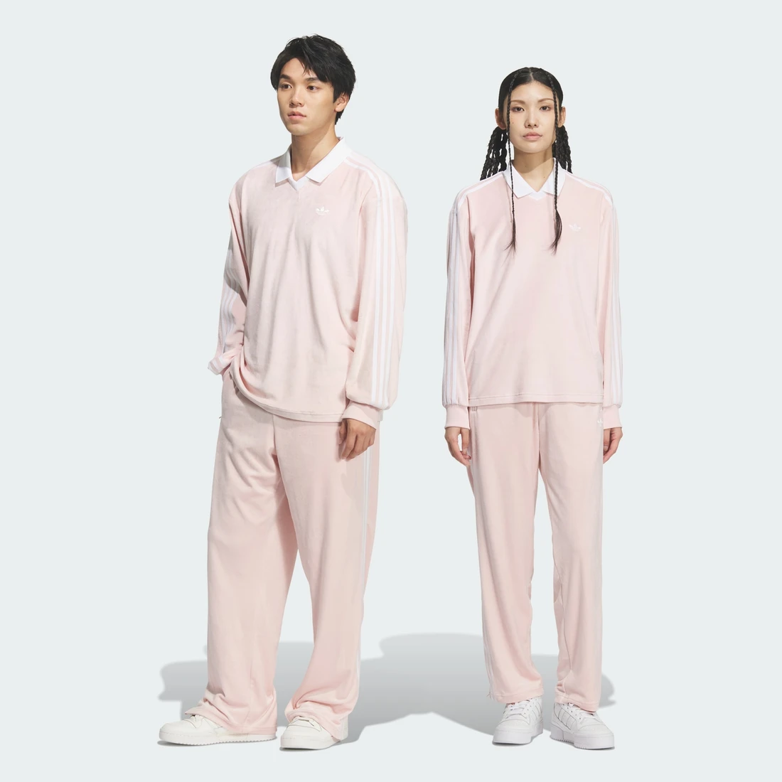 아디다스 FB TP 벨루어 트랙 팬츠 샌디 핑크 - KR 사이즈 KQ5484