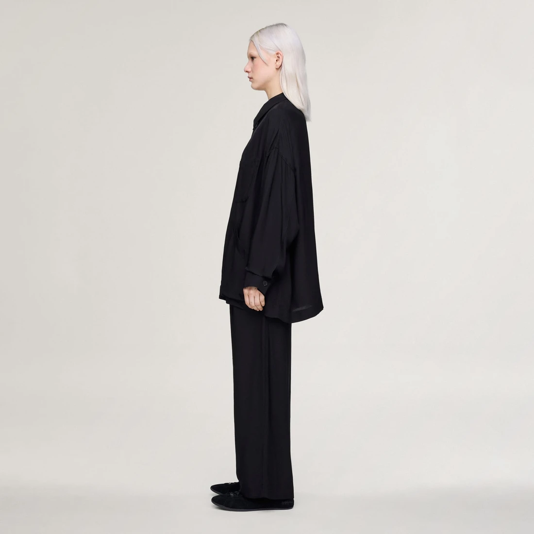 Y-3 초어 자켓 셔츠 블랙 우먼스 KH2595