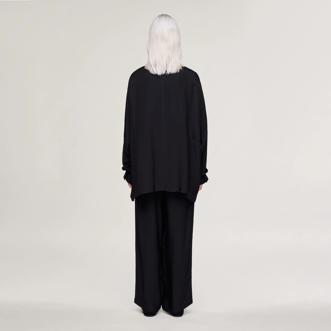 Y-3 초어 자켓 셔츠 블랙 우먼스 KH2595