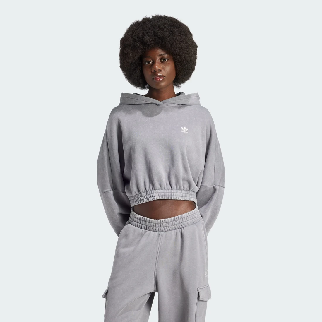 아디다스 애시드 워시 크롭 후디 IW5492