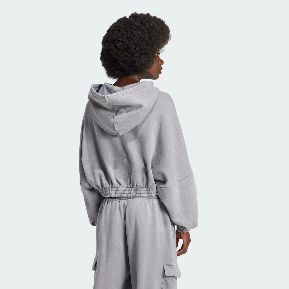 아디다스 애시드 워시 크롭 후디 IW5492