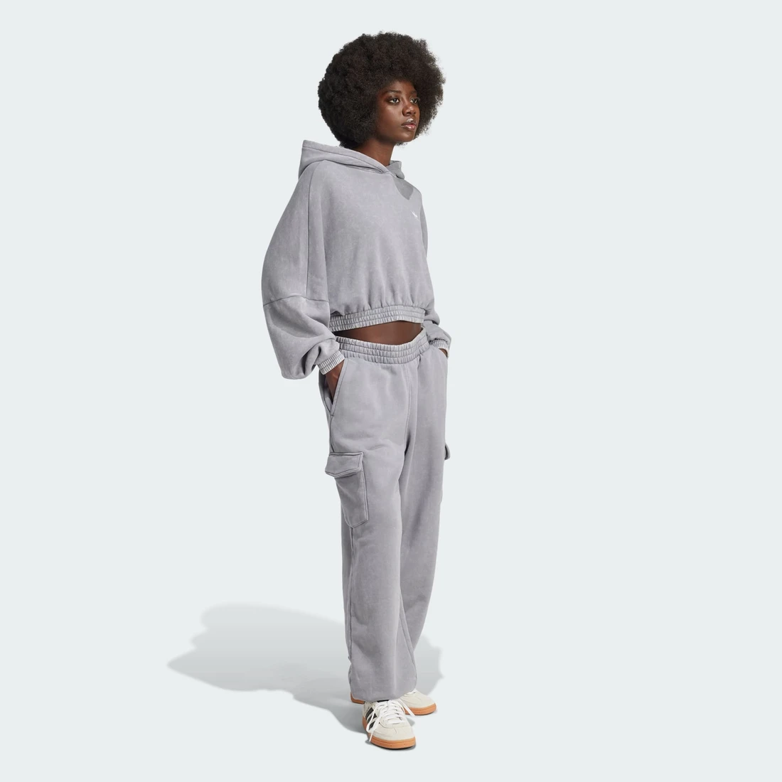 아디다스 애시드 워시 크롭 후디 IW5492