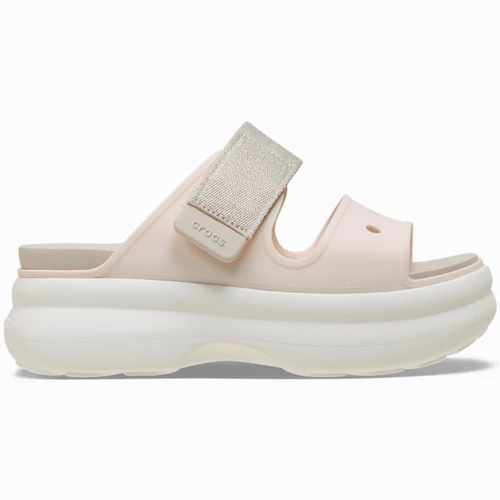 크록스 소호 쉬머 투 스트랩 샌들 피치 아이스 / 프라페 / 초크