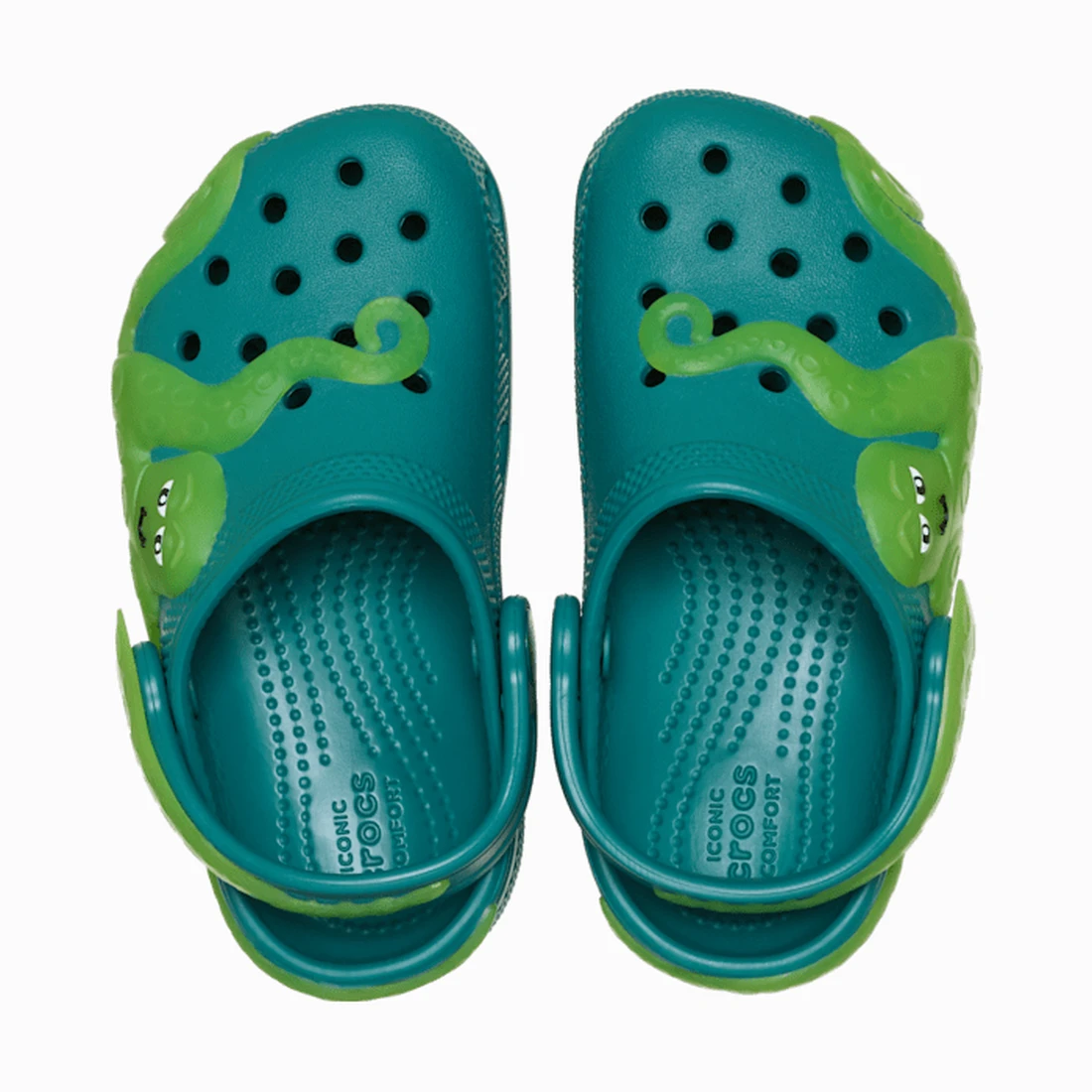 크록스 클래식 아이엠 컬러체인지 문어 클로그 토들러 딥 다이브 213188-5DS