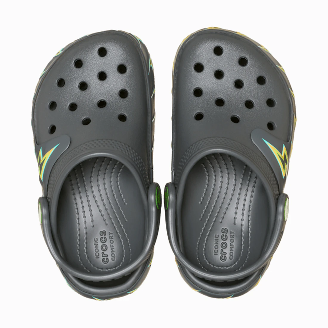 크록스 클래식 볼트 라이트 클로그 토들러 카본 213186-0YK