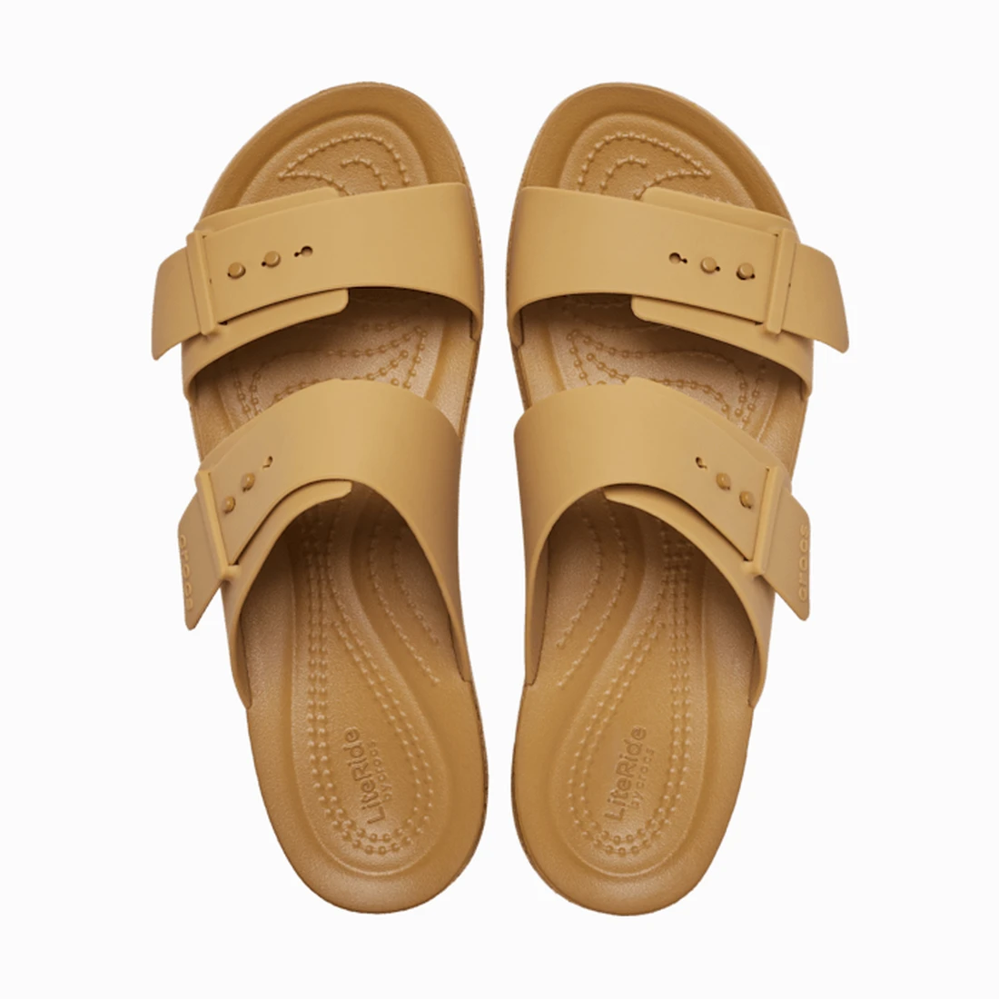 크록스 브루클린 코르크 버클 로우 로우 엄버 212409-2HI