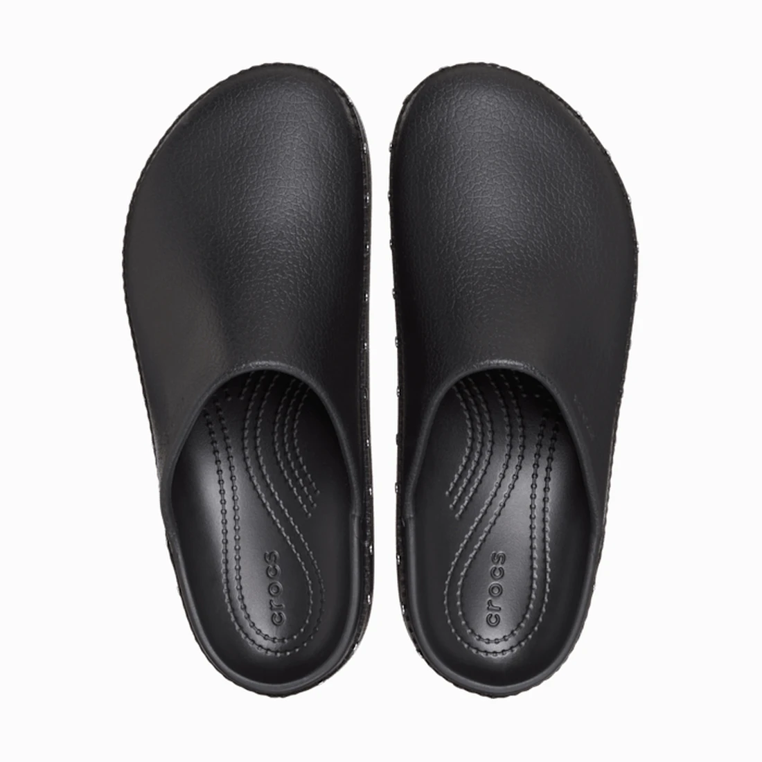 크록스 딜런 플랫폼 스터드 클로그 블랙 212355-001