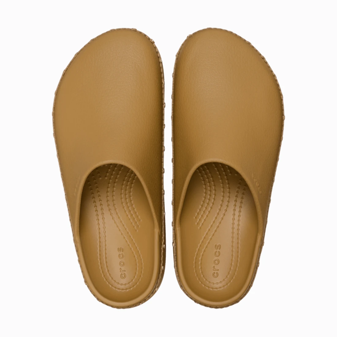 크록스 딜런 플랫폼 스터드 클로그 엄버 212355-2HI