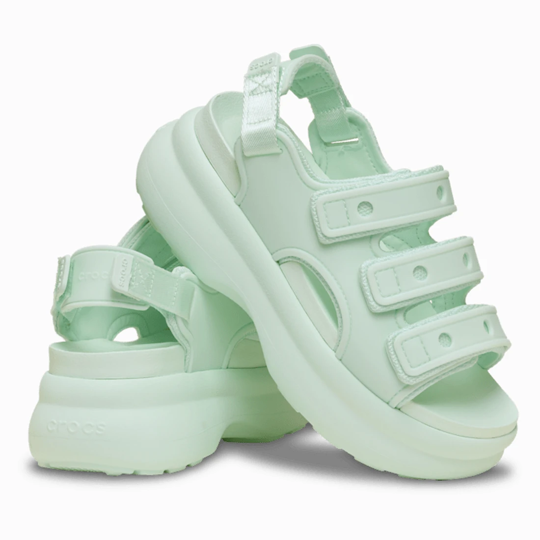 크록스 소호 스포츠 샌들 레트로 아이스 212032-5DW