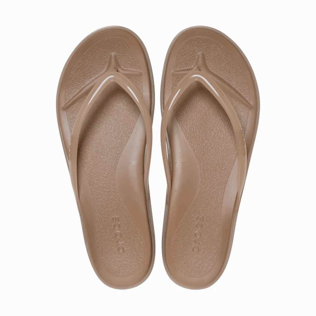 크록스 마이애미 젤리 라운드 토 플립 밀크 초콜릿 젤리 212014-2NO