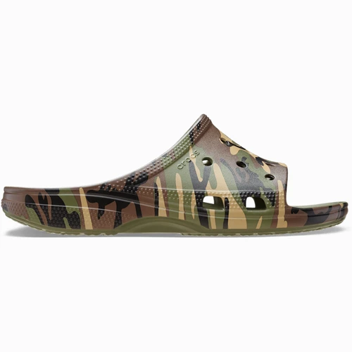크록스 새터데이 카모플라주 슬라이드 맨 아미 그린 / 멀티