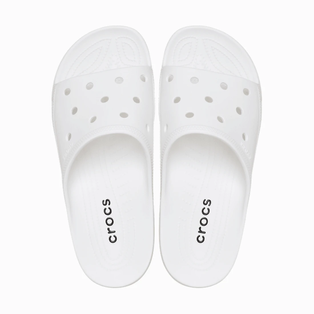 크록스 새터데이 슬라이드 맨 화이트 213298-100