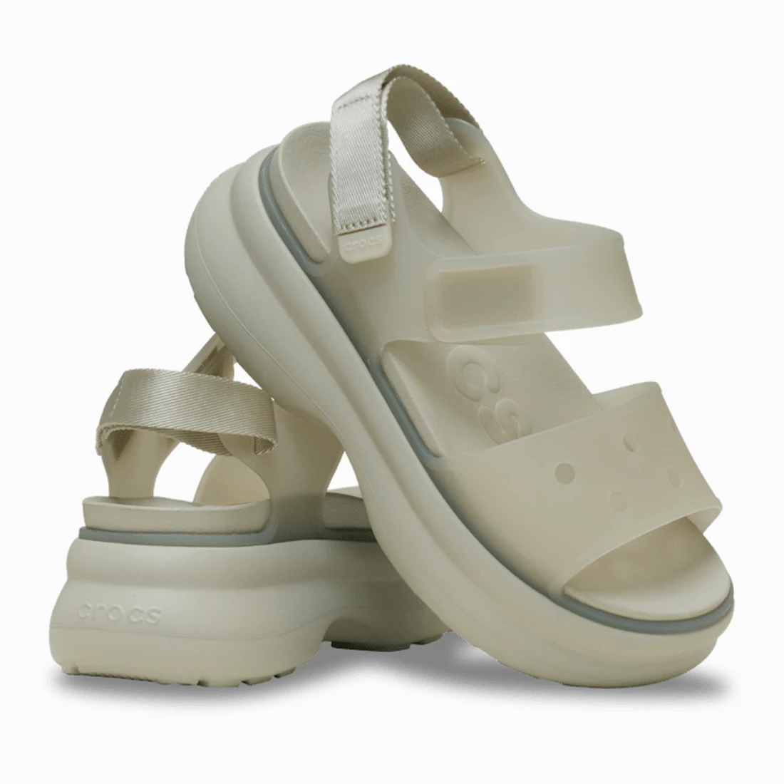 크록스 소호 프로스티드 와이 스트랩 샌들 메테오 212651-1WY