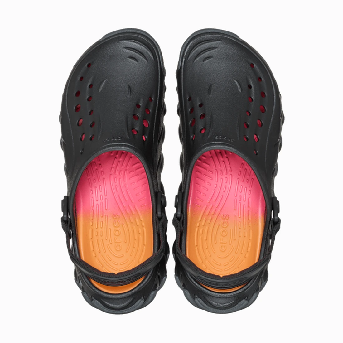 크록스 에코 RO 클로그 선셋 블랙/멀티 213386-0C4