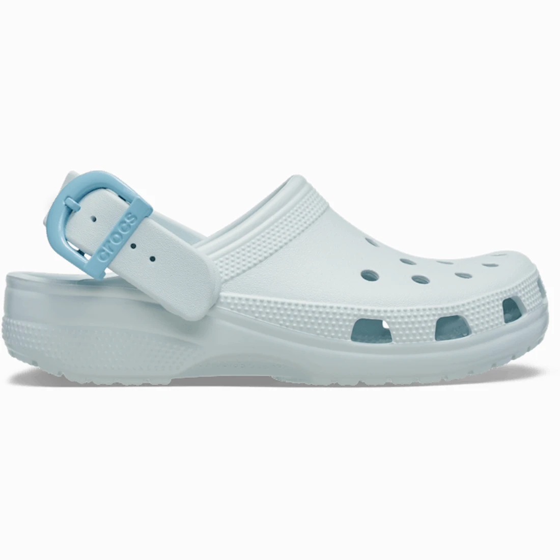 크록스 클래식 에나멜 버클 클로그 베이퍼 아이스 213347-5EA
