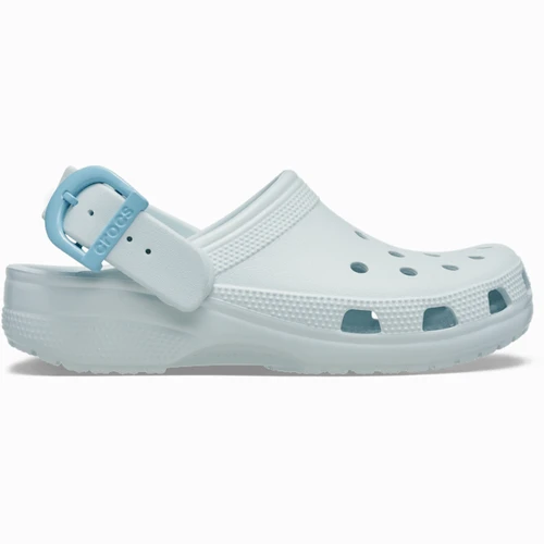 크록스 클래식 에나멜 버클 클로그 베이퍼 아이스
