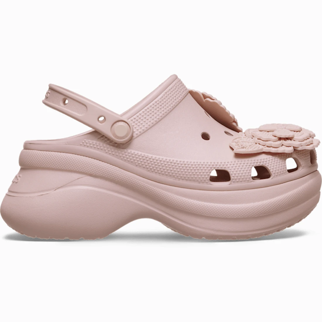 크록스 베이 레이스 플로럴 클로그 쿼츠 213117-6UR