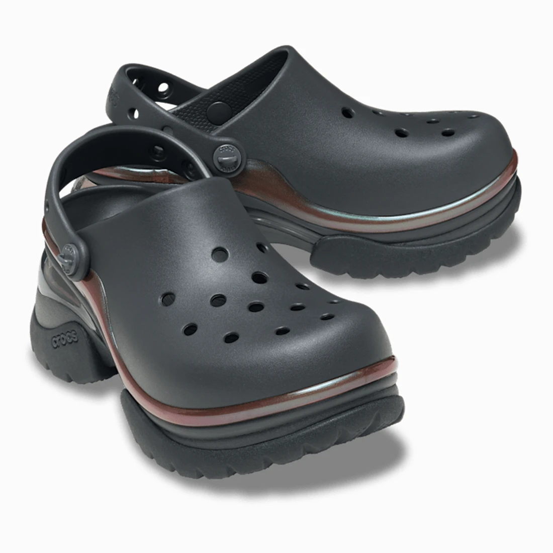 크록스 슈퍼 베이 클로그 블랙 샌드 212811-0LD