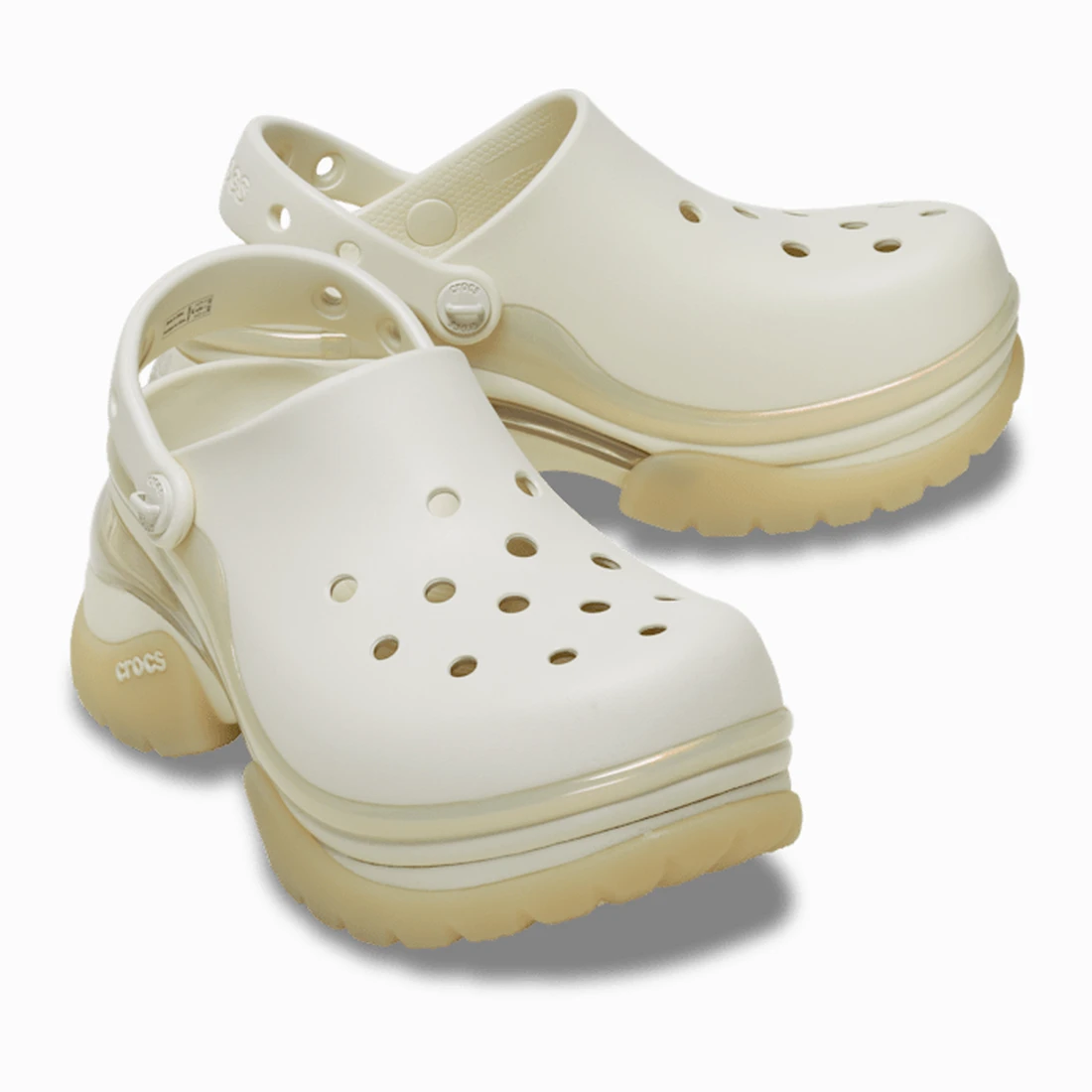 크록스 슈퍼 베이 클로그 서밋 화이트 212811-2MD