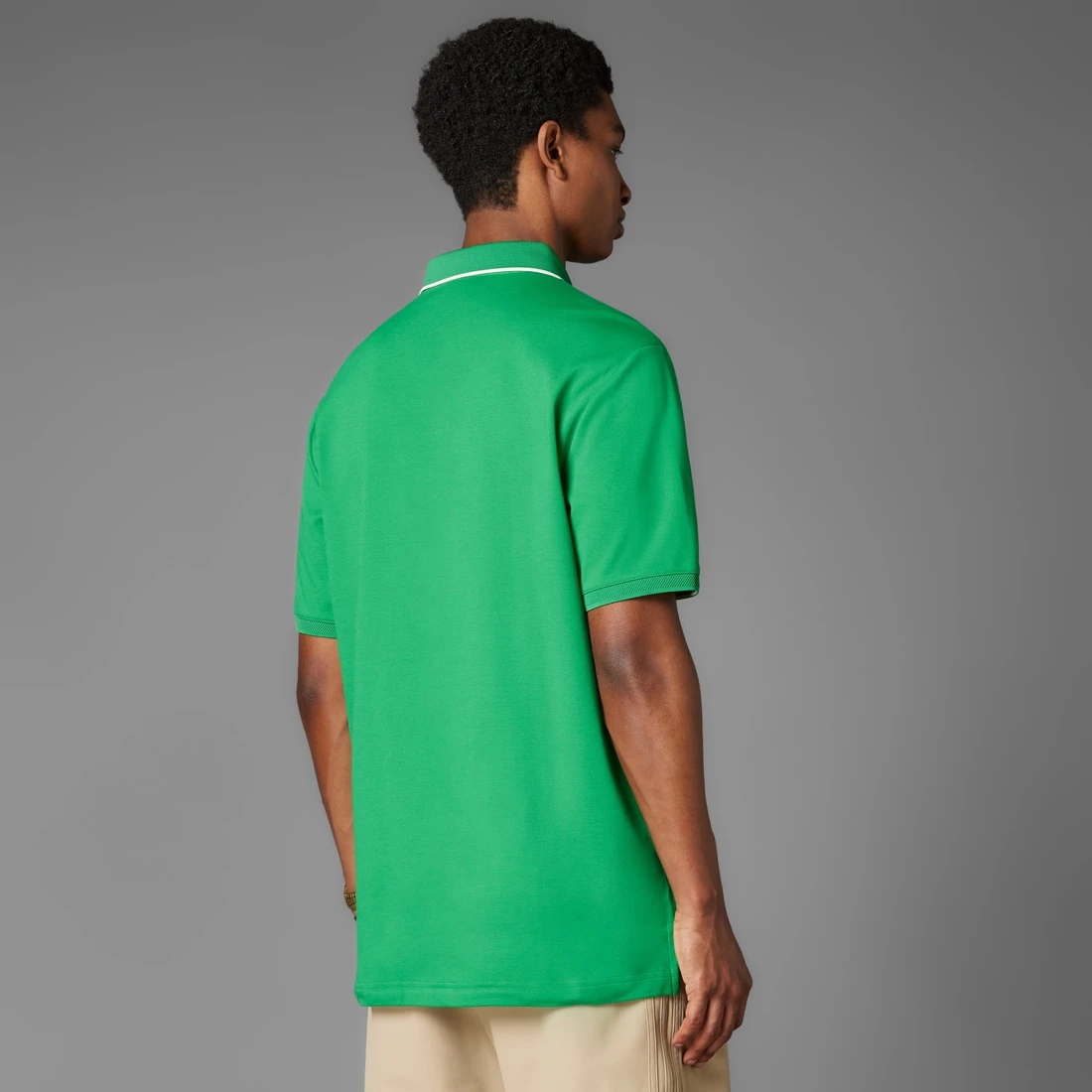 아디다스 오리지널스 트위스트니트 트레포일 폴로 셔츠 JH3860