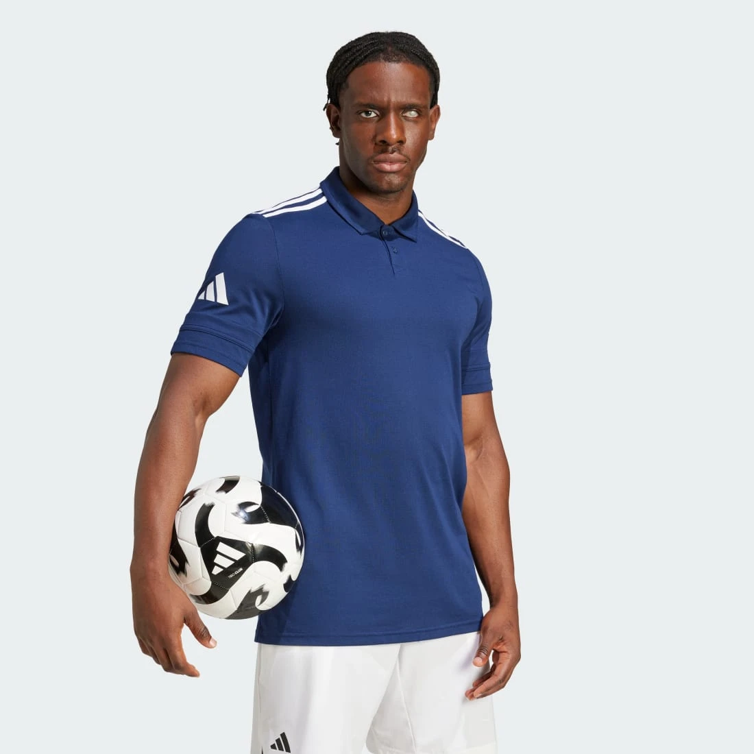 아디다스 스쿼드라 25 코튼 폴로 셔츠 JY3420