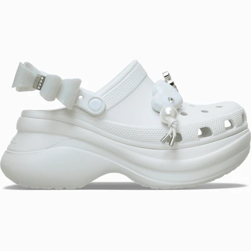 크록스 베이 글리치 글램 클로그 문라이트