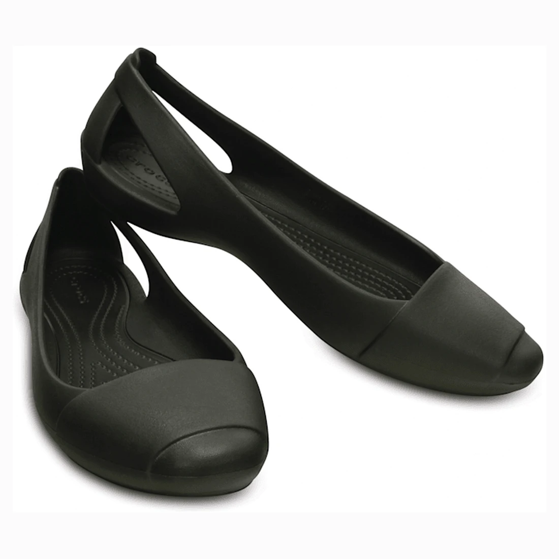 크록스 크록스 시에나 플랫 우먼 블랙 202811-001