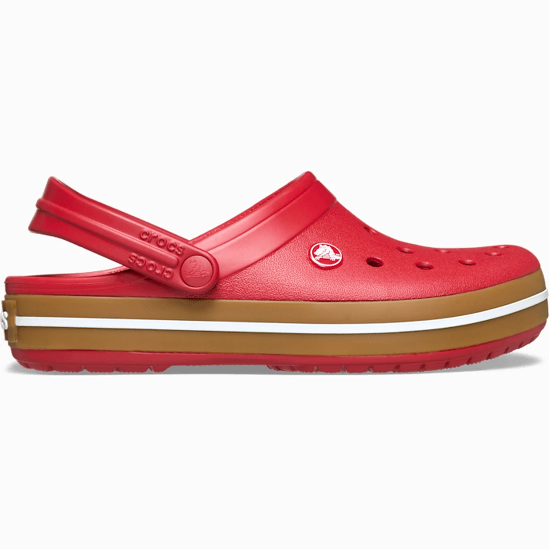 크록스 크록밴드 검 클로그 코트 레드 212756-7CX