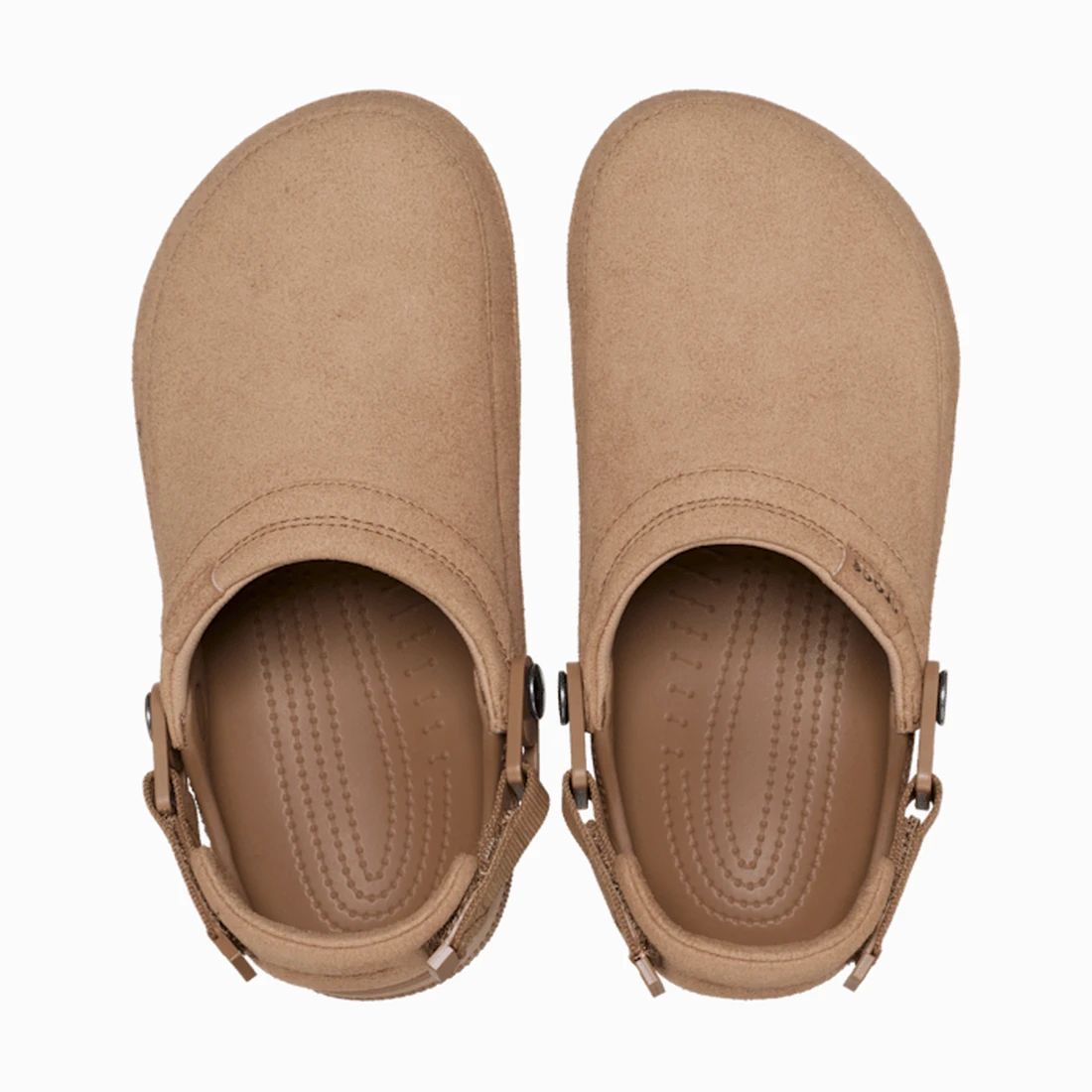 크록스 클래식 크래프티드 비건 스웨이드 클로그 밀크 초콜릿 211930-2JJ