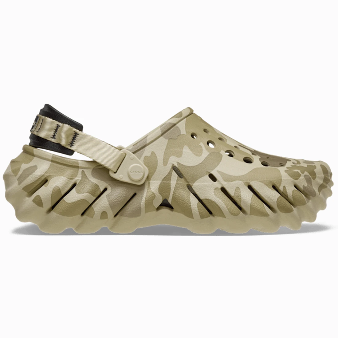 크록스 에코 덕 카모 클로그 본/블랙 211981-2YJ