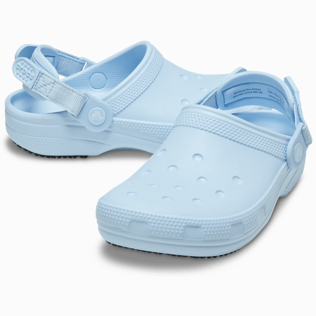 크록스 클래식 워크(Work) 클로그 블루 프로스티드 209952-4WK
