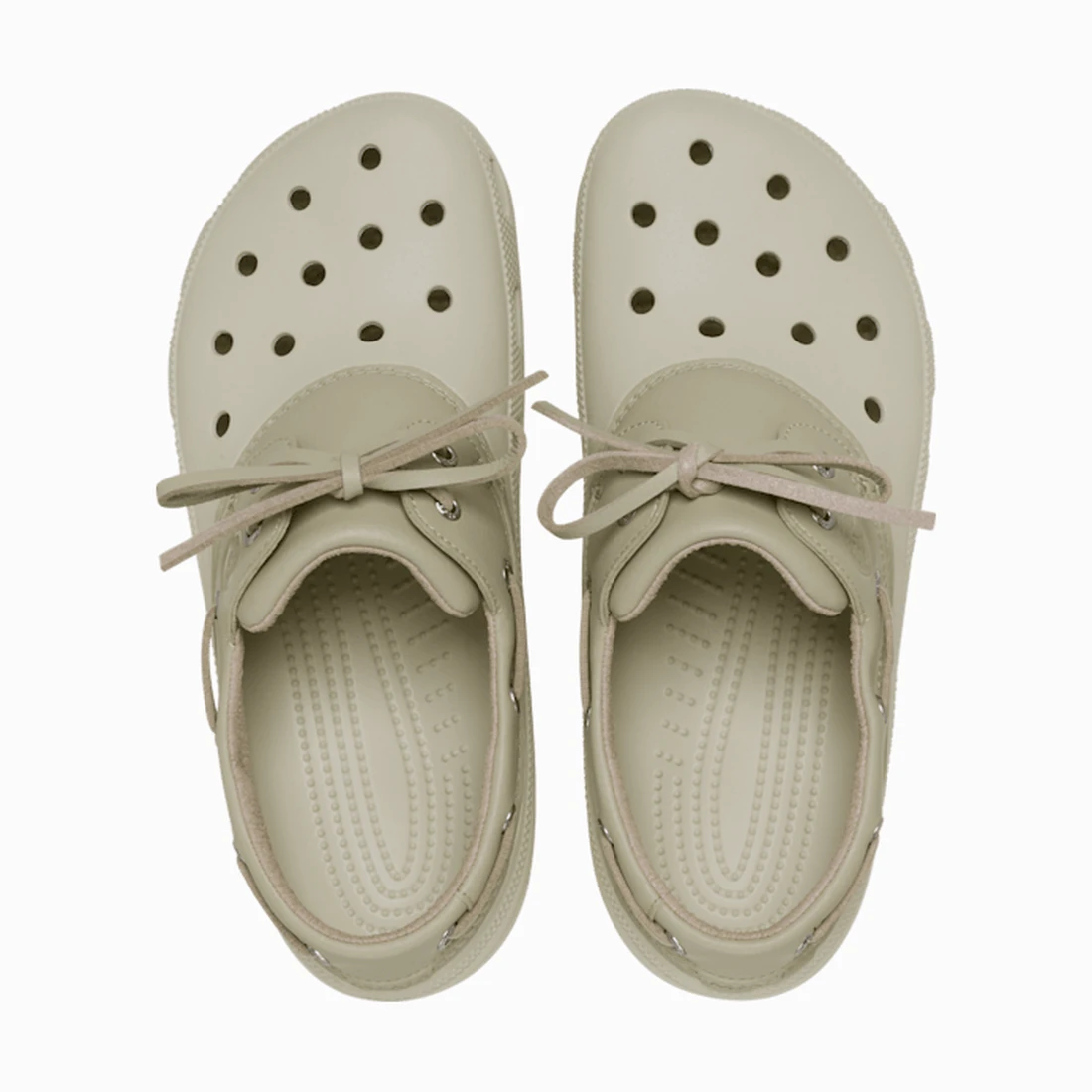 크록스 클래식 보트 슈즈 본/모스 212022-0QA