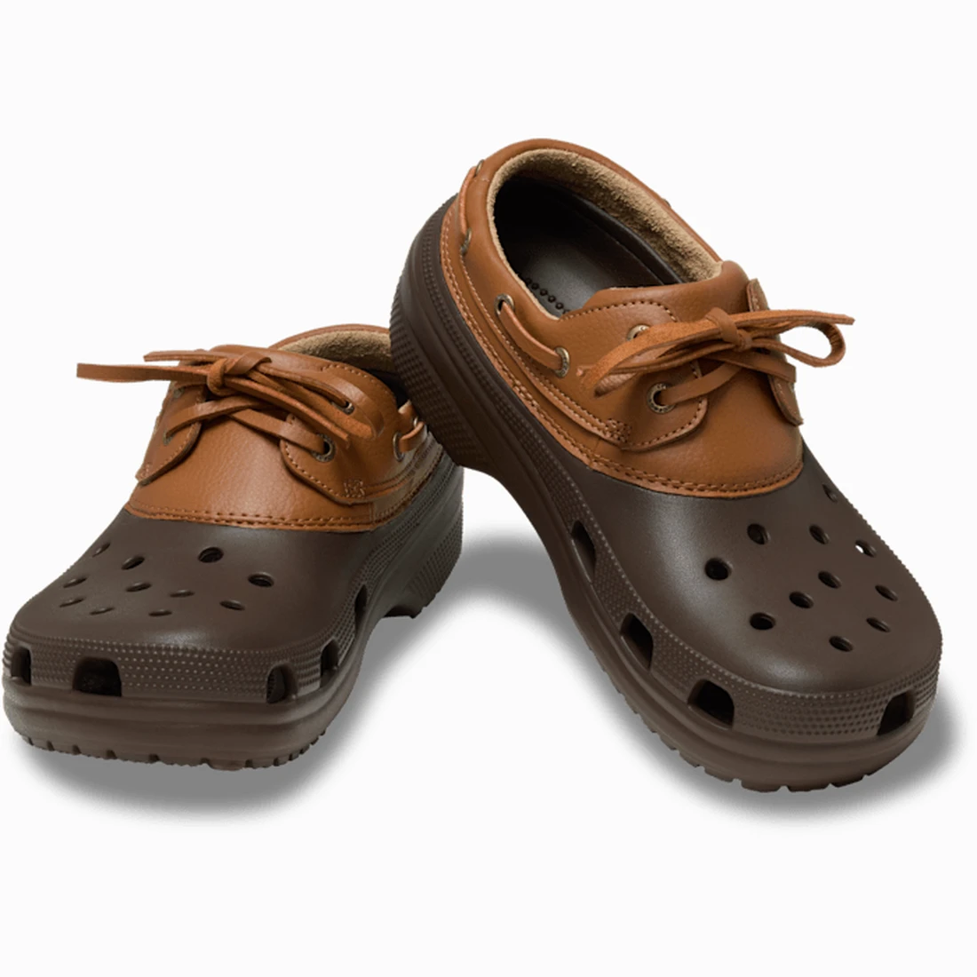 크록스 클래식 보트 슈즈 커피/코냑 212022-2LE