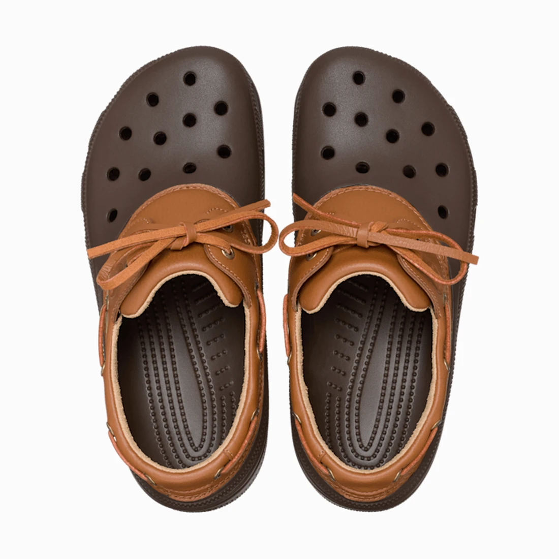 크록스 클래식 보트 슈즈 커피/코냑 212022-2LE