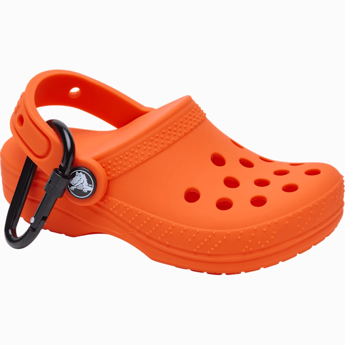 크록스 클래식 클로그 파우치 백 참 쇼킹 오렌지 212288-85F