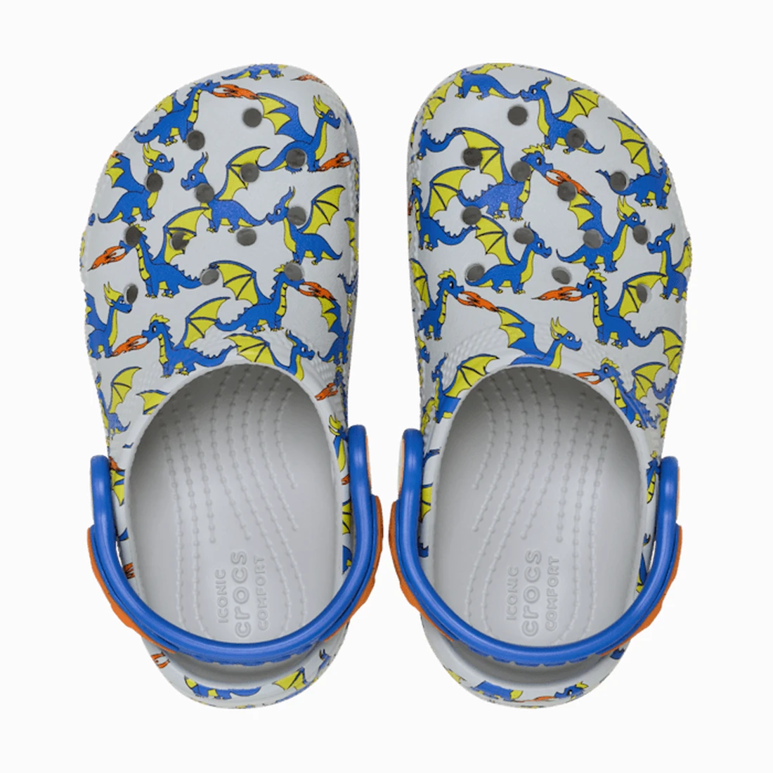 크록스 클래식 드래곤 그래픽 클로그 토들러 엣모스피어 212514-1FT