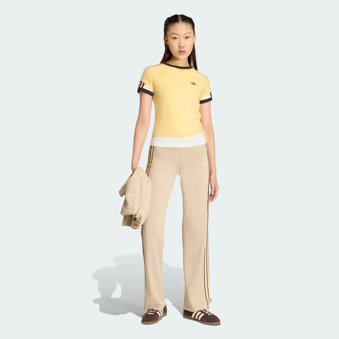 아디다스 DOUBLE LAYERED CALI 티 KW4526