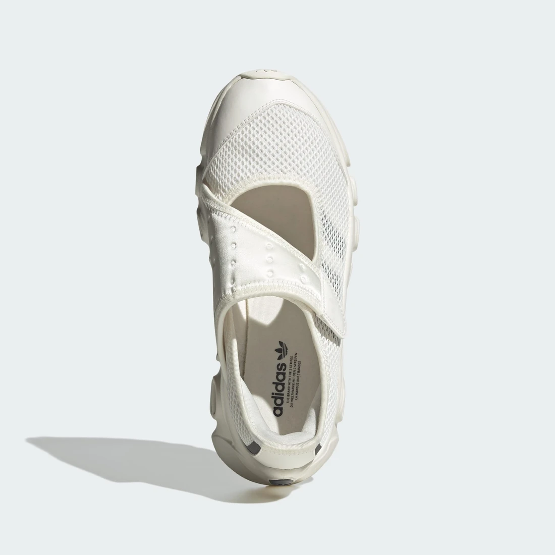 아디다스 아디폼 메가제인 클라우드 화이트 아이언 메탈릭 우먼스 JQ8245