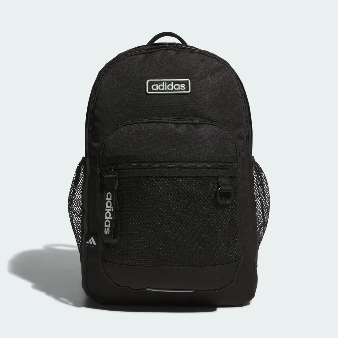 아디다스 백 투 스쿨 리니어 로고 백팩 블랙 리넨 그린 KE7430
