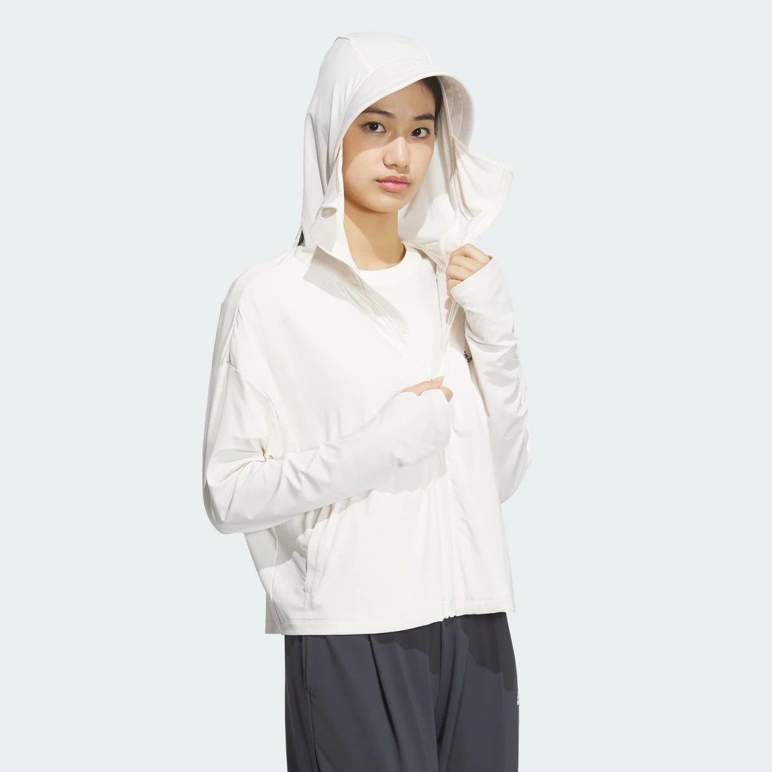 아디다스 니트 UPF 재킷 JJ1336