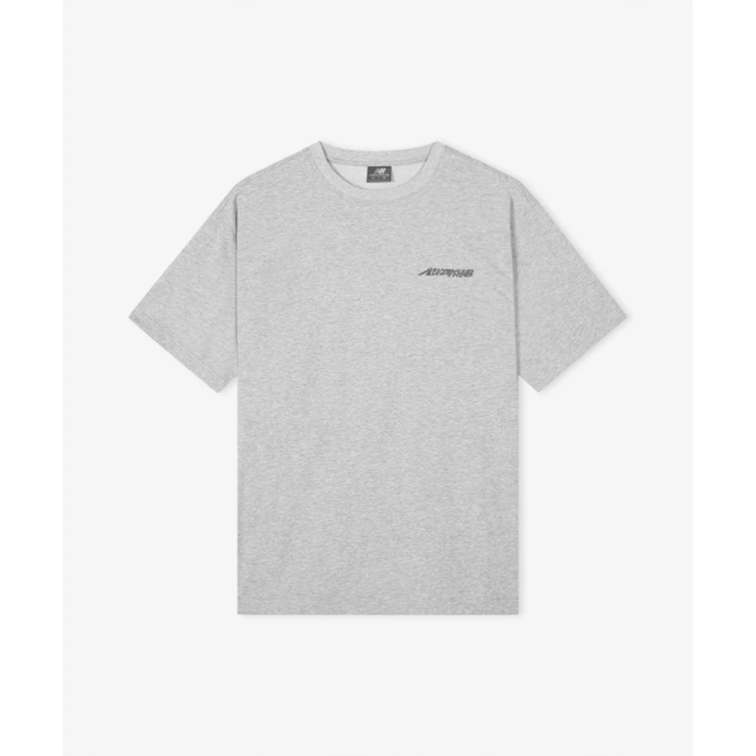 기안84 x 뉴발란스 살라고뛴다 픽토그램 반팔티 M/그레이 NBNEG21463-AC