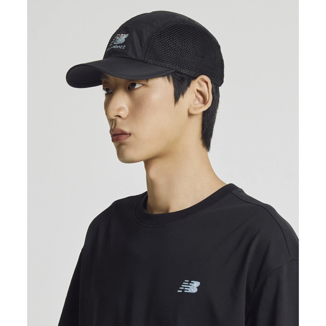 기안84 x 뉴발란스 살라고뛴다 컬러포인트 퍼포먼스 메쉬캡 블랙 NBGDGSA401-19