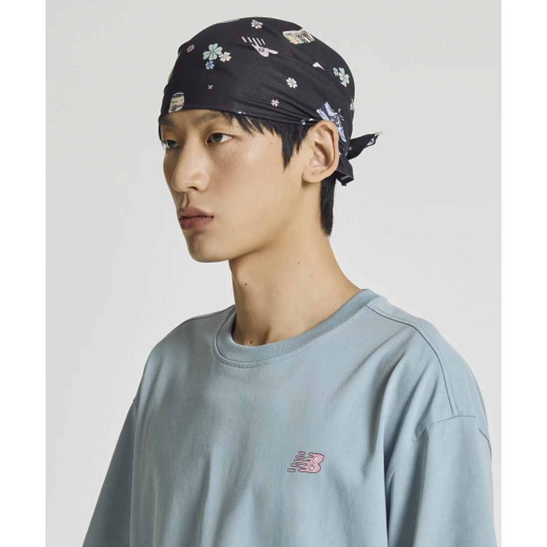 기안84 x 뉴발란스 살라고뛴다 반다나 블랙 NBGEGSA402-19