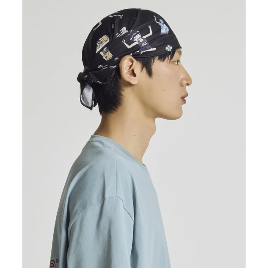 기안84 x 뉴발란스 살라고뛴다 반다나 블랙 NBGEGSA402-19