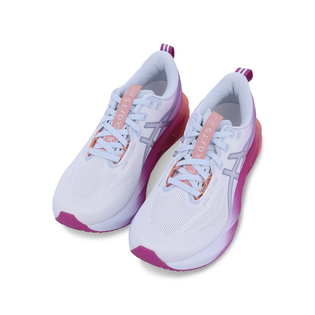 아식스 노바블라스트 5 우먼 스탠다드 써니씨즐 스카이 디지털사쿠라 1012B989-400