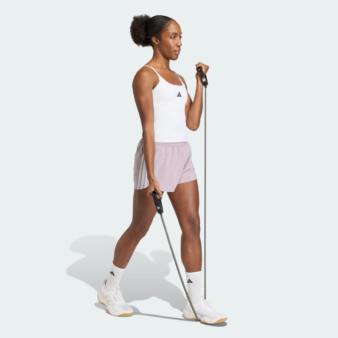 아디다스 페이서 워크아웃 우븐 하이라이즈 쇼츠 KD7329