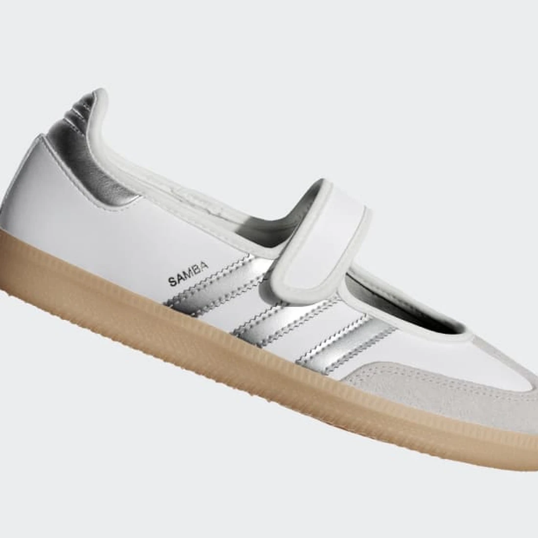 아디다스 삼바 제인 클라우드 화이트 실버 메탈릭 우먼스 KJ3785
