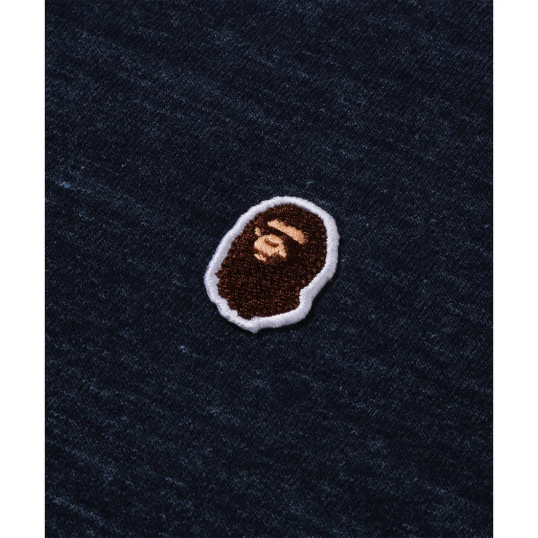 베이프 원 포인트 롱슬리브 티셔츠 M NAVY 001LTM301012MNVY