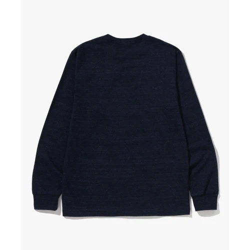 베이프 원 포인트 롱슬리브 티셔츠 M NAVY